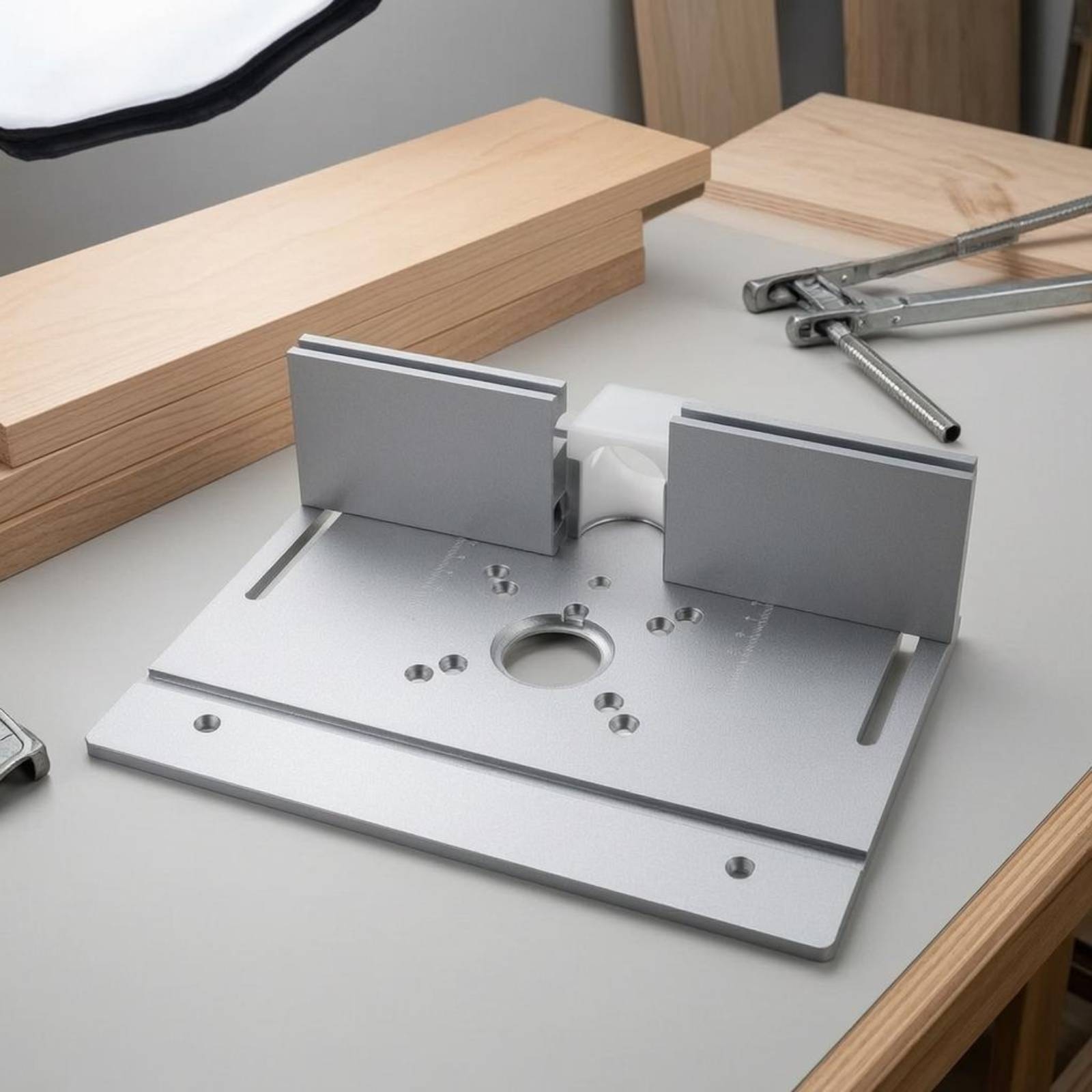 Woodworking Table - Pelat Sisipan Router, Pelat Sisipan Router
