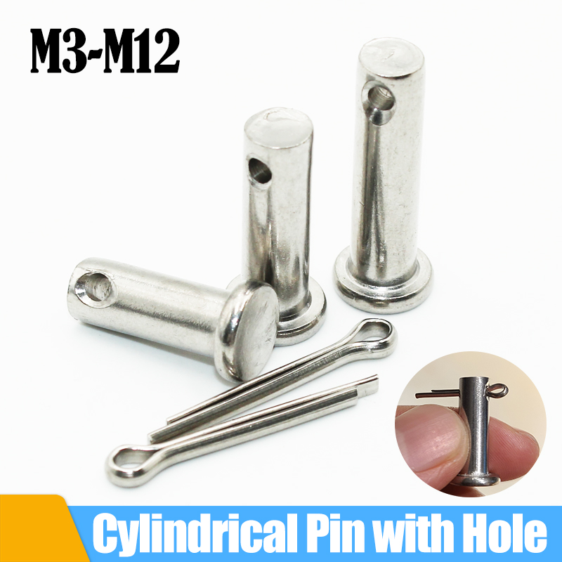 Woodworking Classes - Pin Clevis Kepala Datar dengan Lubang