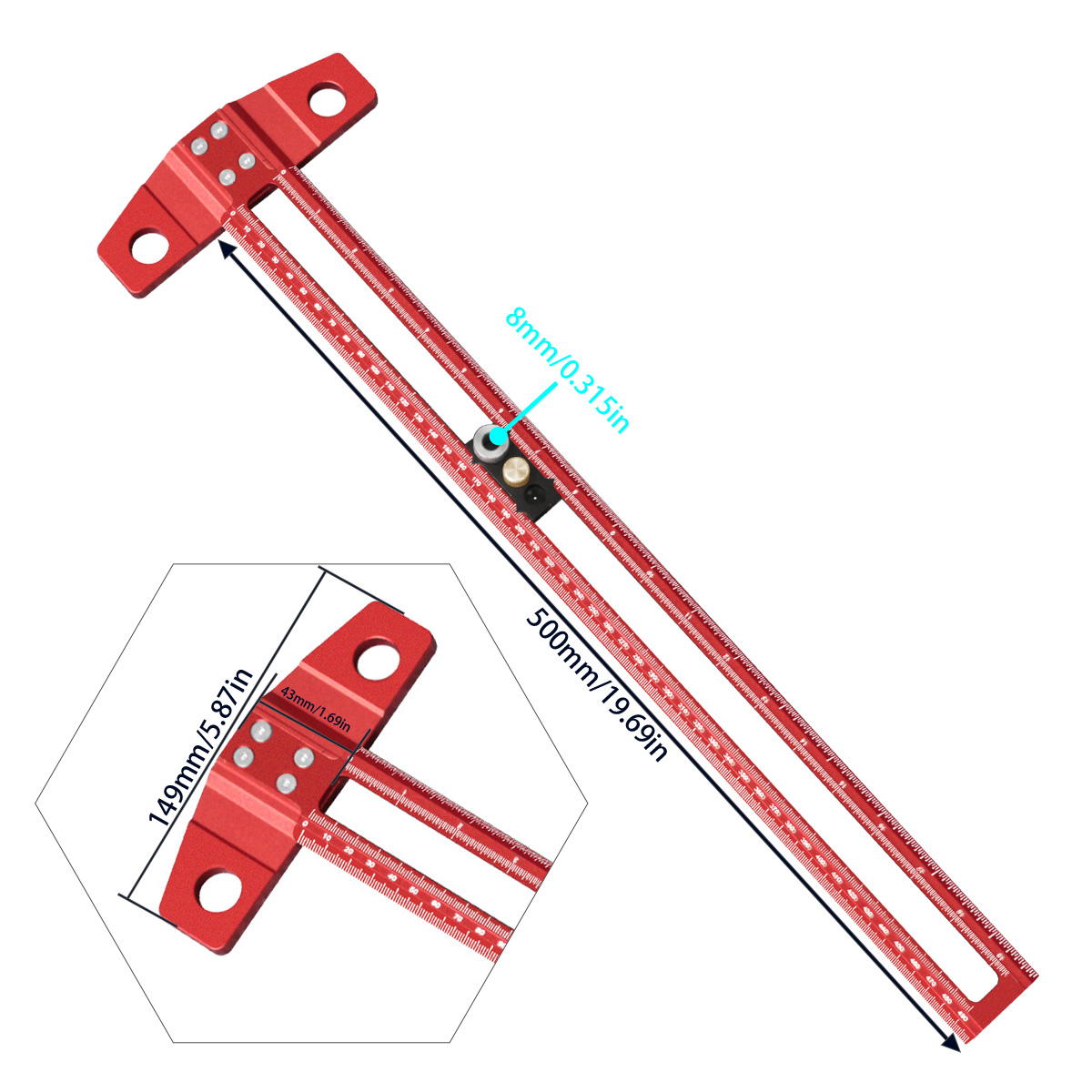 Penggaris T-Square untuk Pertu - Woodworking Classes ulasan dan harga
