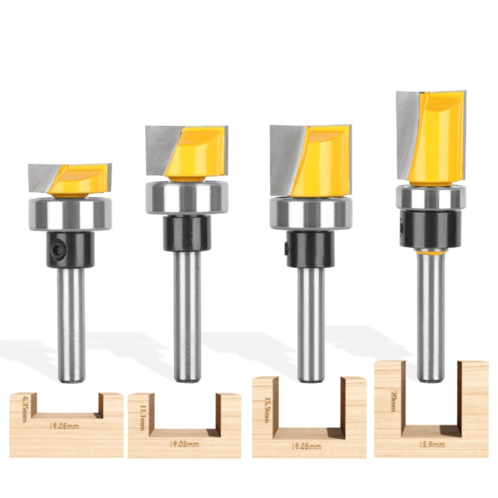 Mata Bor Router 1/4 Inch Shank - Woodworking Templates ulasan dan harga