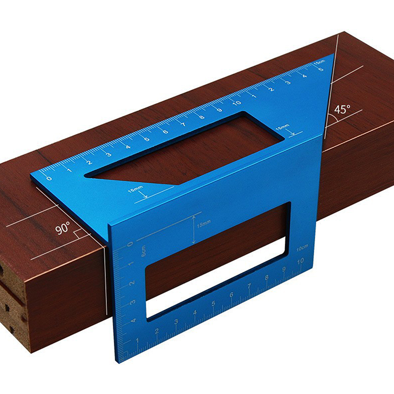Penggaris Sudut Multifungsi 45 - Woodworking Classes ulasan dan harga