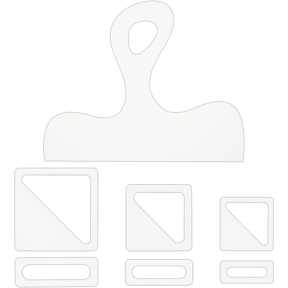 7Pcs Template Charcuterie deng - Woodworking Templates ulasan dan harga
