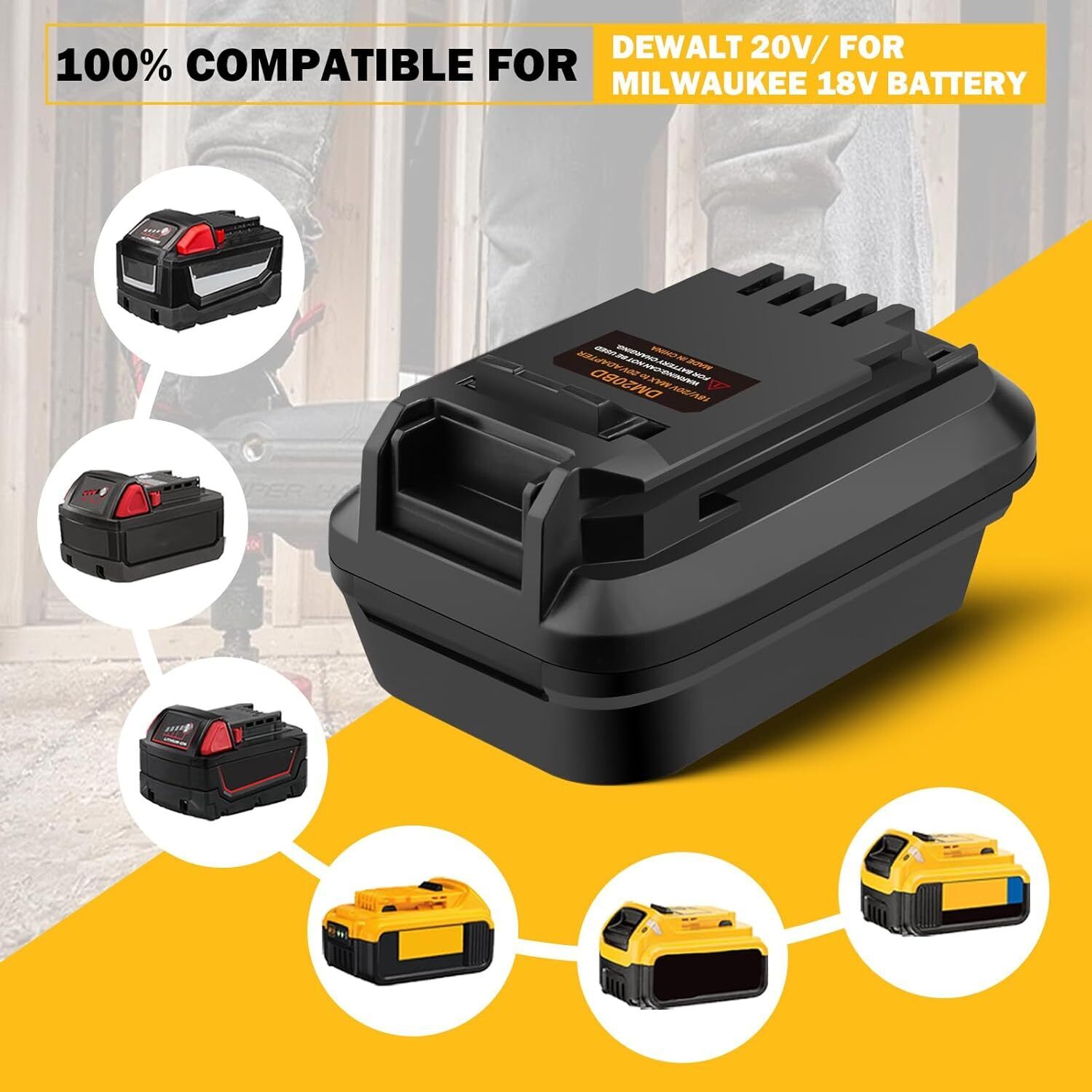 Adaptor Baterai DM20BD untuk D - Black+Decker Tool Cordless ulasan dan harga