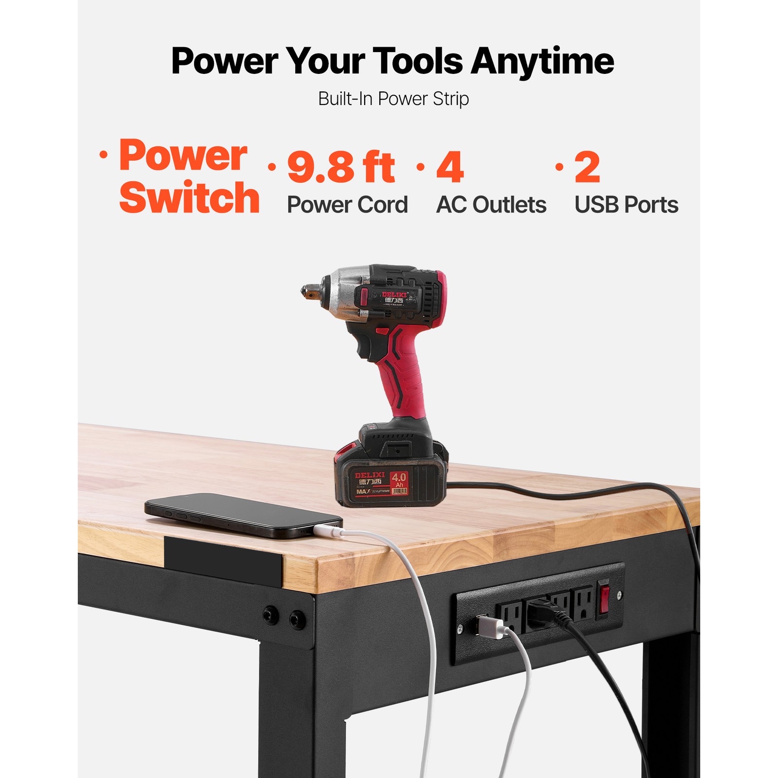 Meja Kerja dengan Ketinggian y - Woodworking Table ulasan dan harga