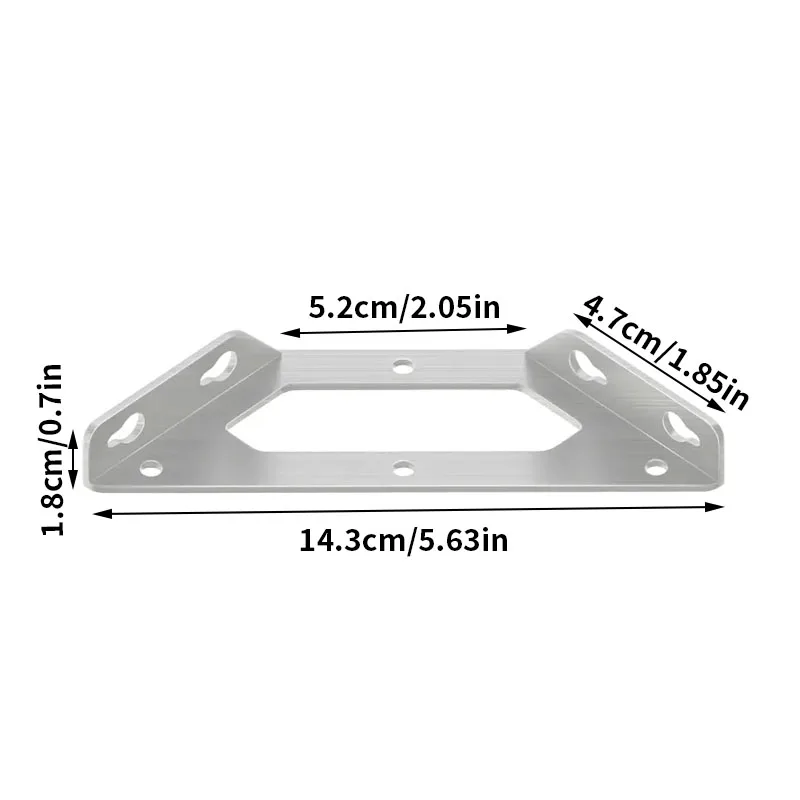 2/6 Buah Pengencang Braket Sud - Woodworking Table ulasan dan harga