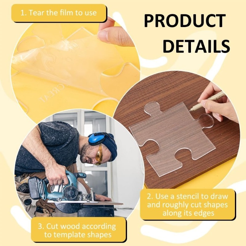 Cetakan Kayu Akrilik untuk Puz - Woodworking Templates ulasan dan harga