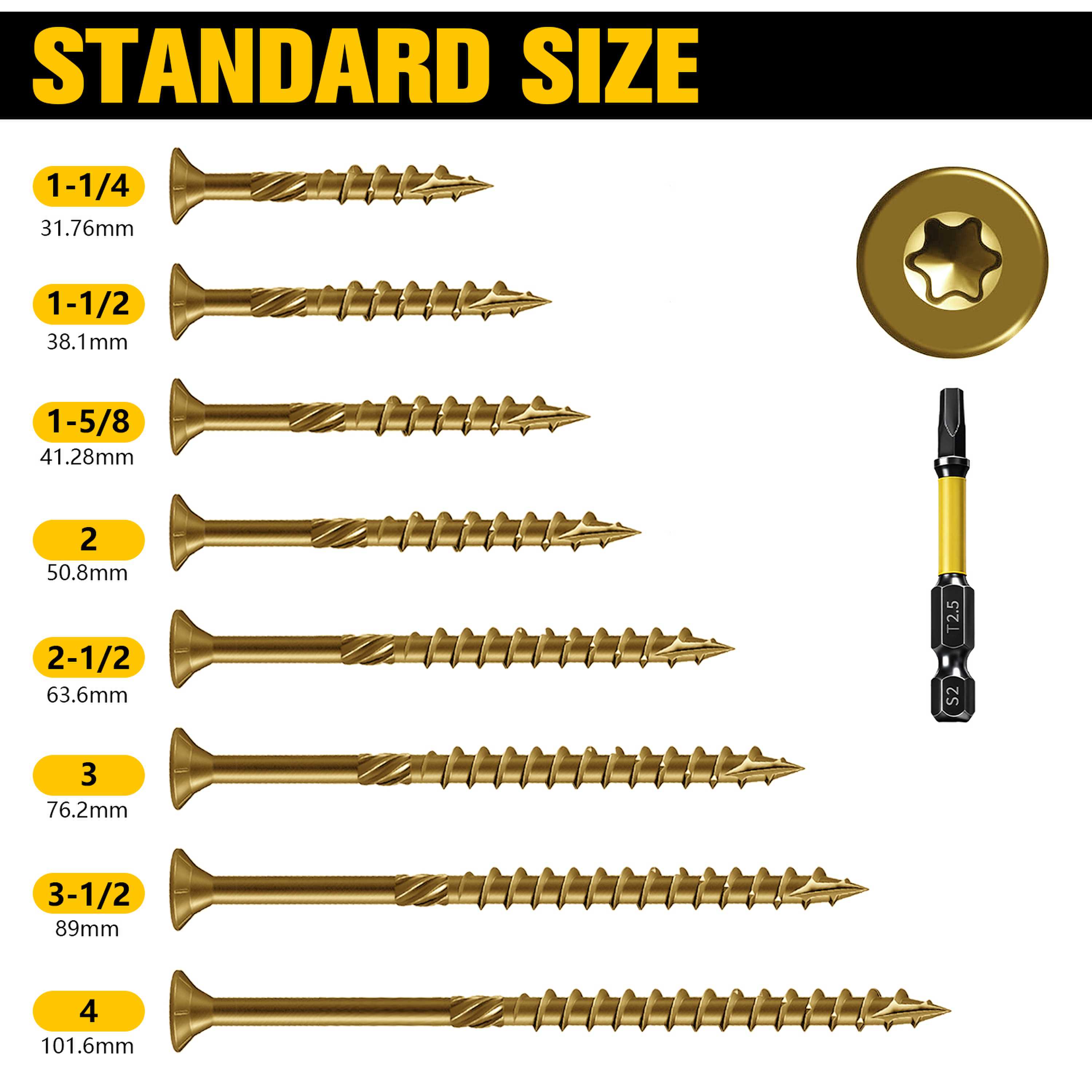 VKKM 70 Buah # Sekrup Kayu Tor - Lumber Woodworking ulasan dan harga