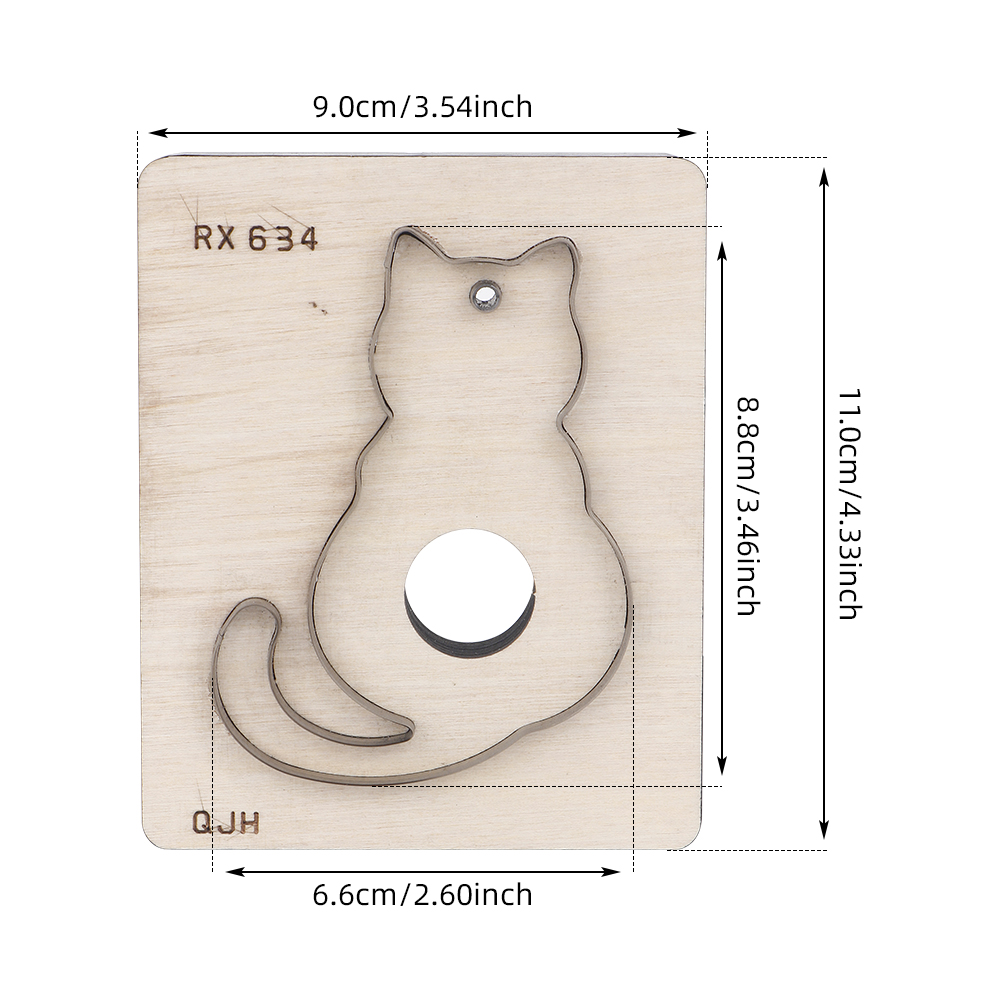 1 Buah Cetakan Pemotong Stampi - Woodworking Templates ulasan dan harga
