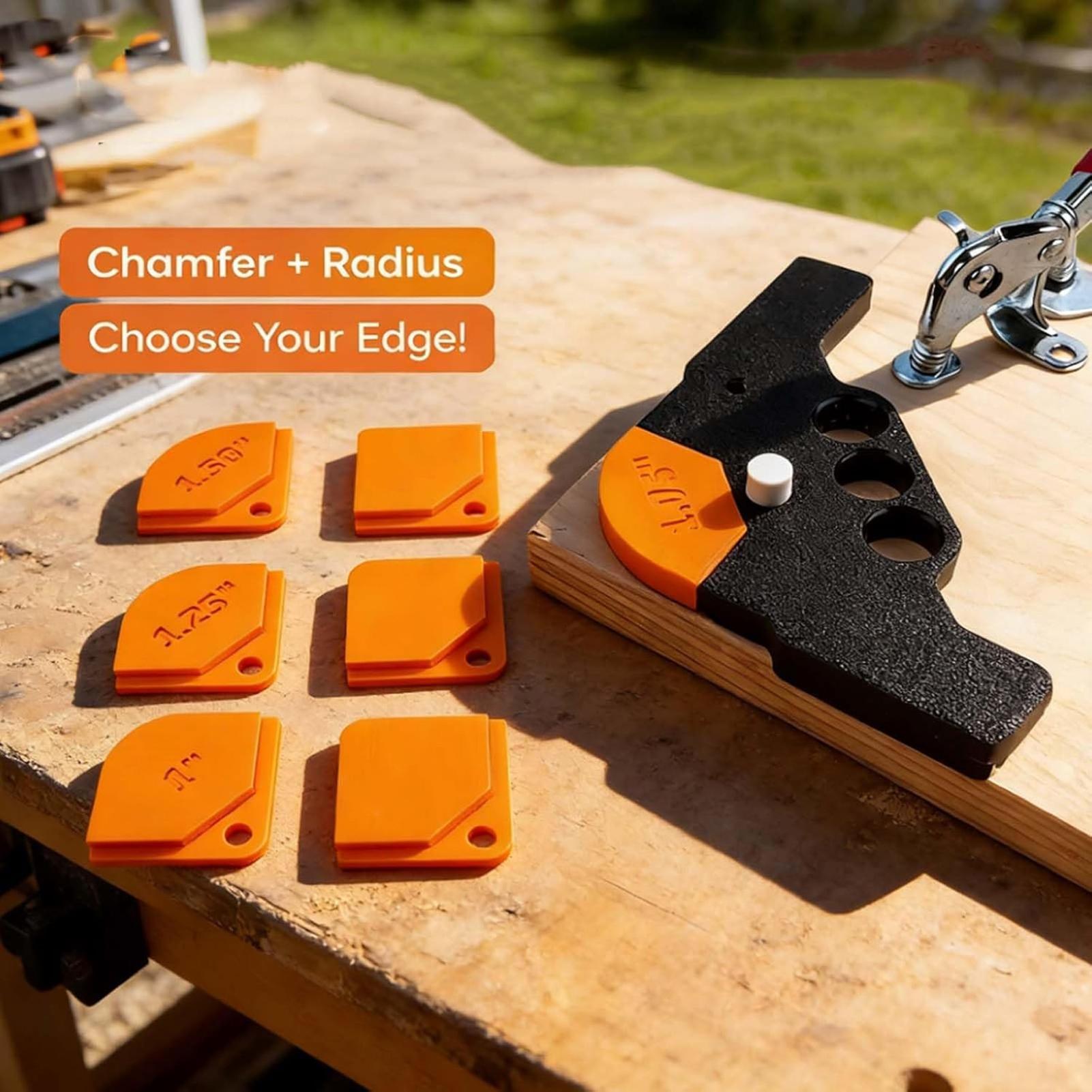 Templat Radius Sudut Router 5  - Woodworking Templates ulasan dan harga