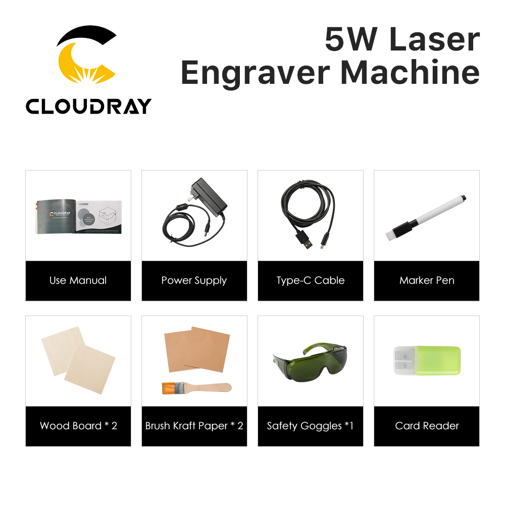 Mesin Pengukir Laser Cloudray  - Woodworking Classes ulasan dan harga