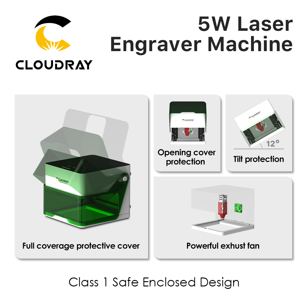 Mesin Pengukir Laser Cloudray  - Woodworking Classes ulasan dan harga