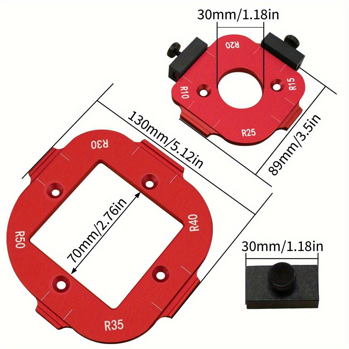 2 buah Template Penentu Posisi - Woodworking Templates ulasan dan harga